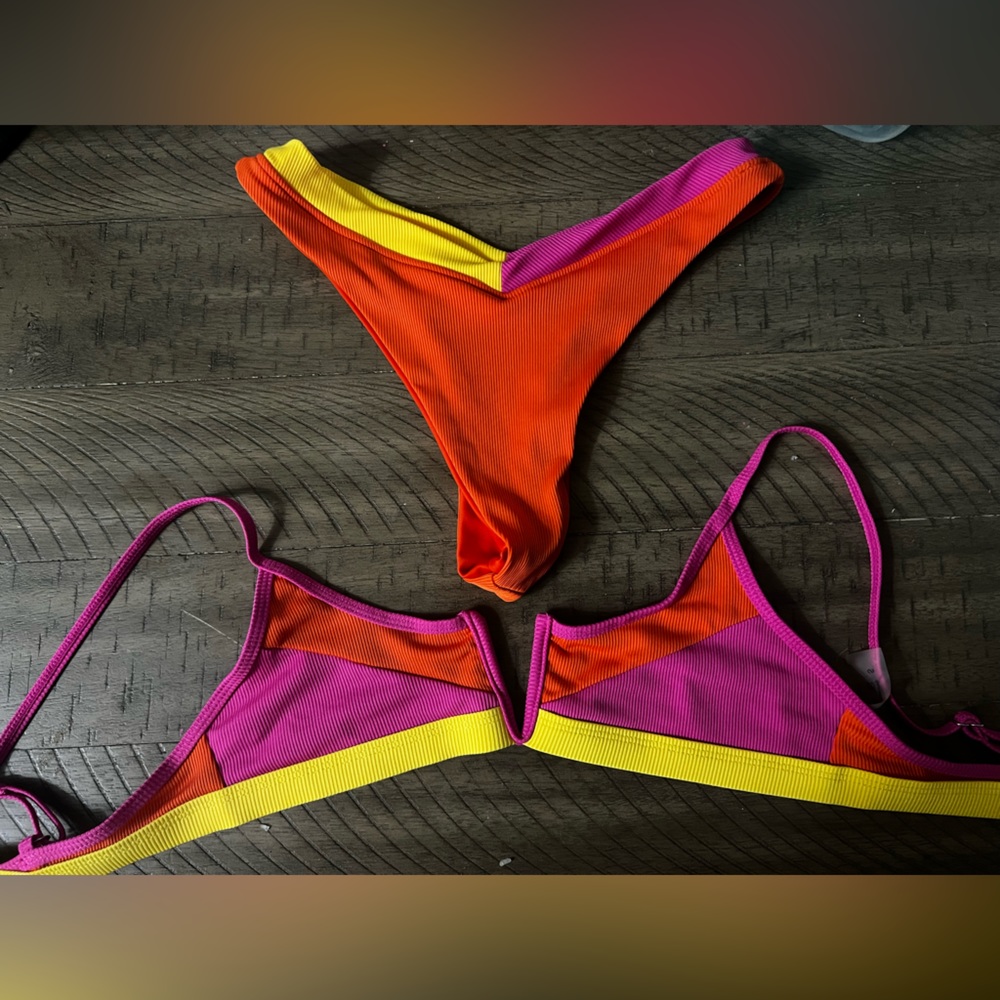 colorful bikini